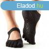 Jga zokni - ToeSox Bellarina Full-toe fekete 