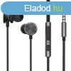 Joyroom Wired Series JR-EW03 wired in-ear headphones - dark 