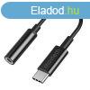 Choetech AUX003 USB-C / DC 3.5mm audio adapter - black