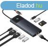 HUB 10in1 Baseus Metal Gleam Series USB-C to USB-C PD / USB-