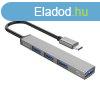 Orico USB-rl USB 3.0-ra 3x USB 2.0 Hub adapter (szrke)