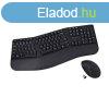 V7 CKW500BT Bluetooth Ergonomic Keyboard and Mouse Combo Bla