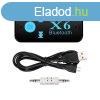 X6 Bluetooth AUX adapter SD krtya foglalattal