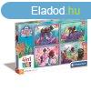 Disney Hercegnk Junior Ariel 4 az 1-ben puzzle Clementoni