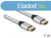 DeLock Ultra High Speed HDMI Cable 48 Gbps 8K 60 Hz 1m Silve