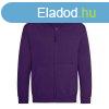 Just Hoods Gyerek cipzras kapucnis pulver AWJH050J, Purple