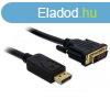 DELOCK kbel Displayport 1.1 male > DVI 24+1 male passzv