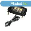 Lampa, Motoros Rendszmtbla vilgts, 3 LED, Fehr