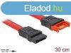 DeLock SATA 6 Gb/s Extension Cable 30cm Red