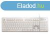 White Shark Gaming membrane keyboard TACHI, US, white