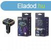 Multifunkcis auts mp3 transzmitter kt USB bemenettel, LED