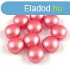 Candy - Cseh prselt ktlyuk gyngy - Pastel Pink - 8mm