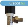 HERZ GP kzi raditorszelep, sarok, 3/8"