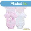 Foxy Baby Rvid ujj pamut body szett (4db-os) ( 62 ) - Unik