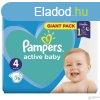 Pampers Active Baby 4 Giant Pack pelenka 9-14kg 76db