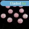 Candy Rose - Cseh préselt kétlyukú gyöngy - Pearl Pink Blend
