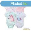 Foxy Baby Rvid ujj pamut body szett (4db-os) ( 74 ) - Unik