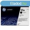 HP CE255A Toner Black 6.000 oldal kapacits No.55A