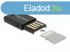 DeLock USB 2.0 Card Reader for Micro SD memory cards Black