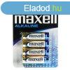 Elem AA ceruza LR6 alkaline 4 db/csomag, Maxell 