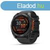 Garmin fenix 8 Dark Grey with Black Silicone Band