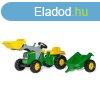 Pedlos traktor rakodval s ptkocsival Rolly Kid John Deer