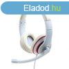 Gembird MHS-03-WTRD Stereo Headset White/Red