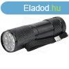 Entac Elemlmpa 1W 9Led Alu Fekete 3Xaaa Nt. Efl-9L-1W-B