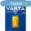 Elem 9V-os 6LR61 E Longlife 1 db/csomag, Varta 