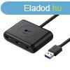 UGREEN USB 4 az 1-ben USB 3.0 hub 0,5 m (fekete)