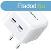 Vention FBPW0-EU USB(C+C) GaN (35W/35W) mains charger (white