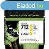 HP 3ED79A Patron 3Pack Yellow 29ml No.712 (Eredeti)