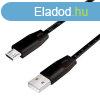 Logilink USB 2.0 cable USB-A/M to Micro-USB/M 1m Black