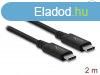 DeLock USB4 20 Gbps Cable 2m Black