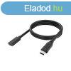 Akasa AK-CBUB70-12BK USB 10Gbps Type-C Male to Female Extens