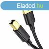 UGREEN USB-A to USB-B male/male cable 1m Black