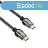 Akyga HDMI ver. 2.1 Shielded cable 1,5m Black