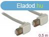 DeLock CAT5e S-FTP Patch Cable 0,5m Grey