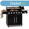 Klarstein Valdosta 6.1, gzgrill, 6+1 g, 19,3 kW, ssztelj