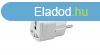 Travel adapter white, Utaz eloszt, fehr EU