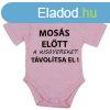 Rvid ujj baba body "Moss eltt a kisgyereket tvolt