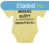 Rvid ujj baba body "Moss eltt a kisgyereket tvolt