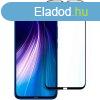 Xiaomi Redmi Note 8 edzett veg FEKETE TELJES KPERNYS FULL