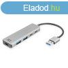 ACT AC6125 4-portos USB3.0 HUB Grey