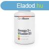 GymBeam Omega 3 + D3-vitamin 90 kapszula