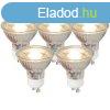 5db GU10 LED izz kszlet COB 5W 450LM 3000K