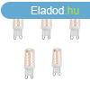 Set van 5 G9 dimbare LED lampen 3.2W 250 lm 2200K