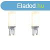 Set van 2 G9 3-staps dimbare LED lampen opaal 4.5W 500 lm 27