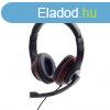 Gembird MHS-03-BKRD Stereo Headset Black/Red