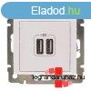 Legrand Valena 2 USB tlt aljzat, 1500 mA, fehr, Legrand 7